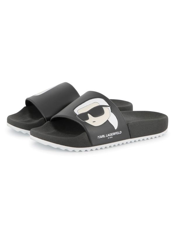 Детски чехли с лого Karl Lagerfeld за момче