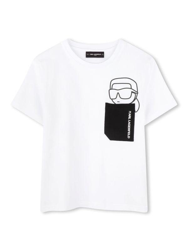 Детска тениска за момче Karl Lagerfeld с джоб