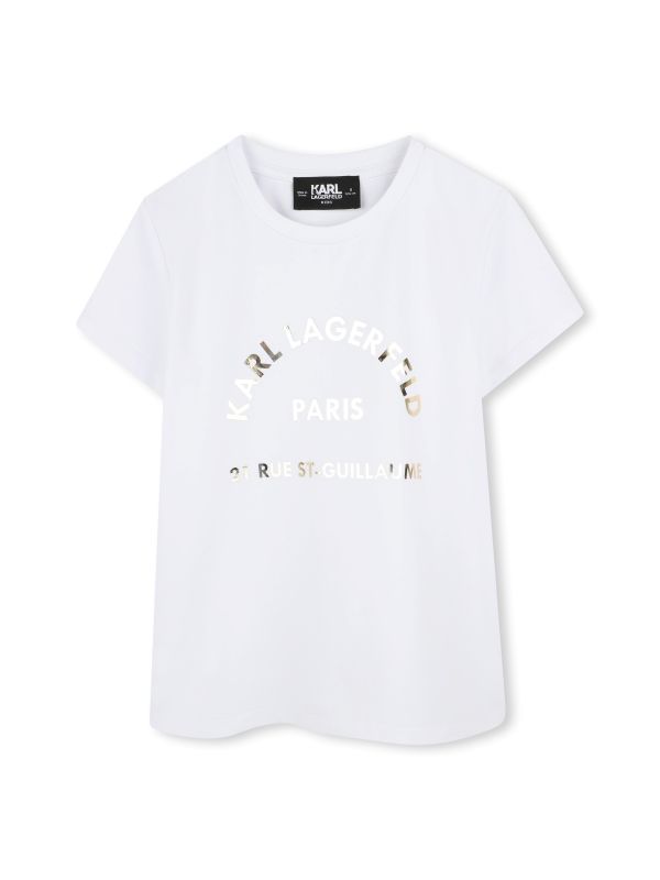 Детска тениска Karl Lagerfeld Paris за момиче