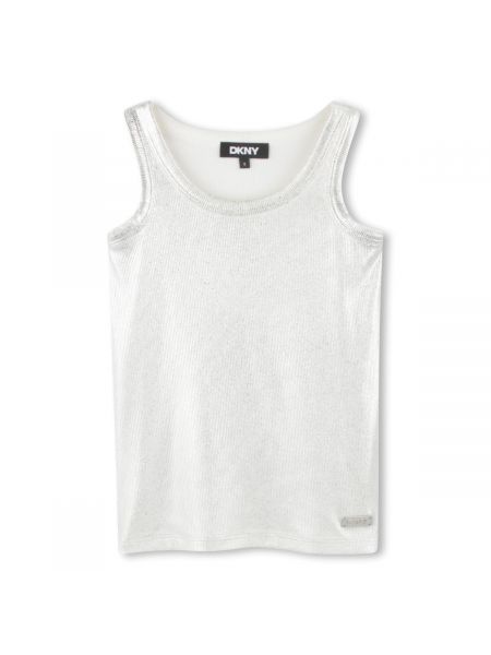 Детски топ DKNY с лого за момиче