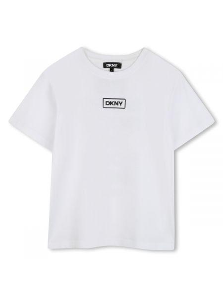 Детска тениска DKNY с надпис на гърба за момче 