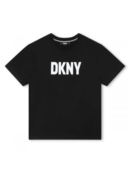 Детска тениска DKNY с лого надписи за момче/момиче