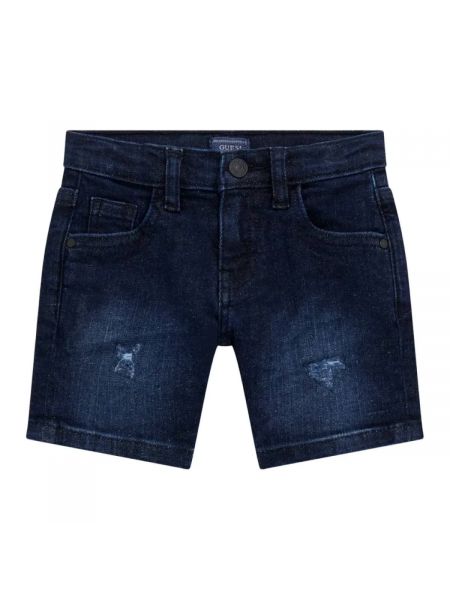 Детски дънкови къси панталони Guess за момче