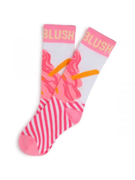 Детски дълги чорапи с принт Billieblush за момиче