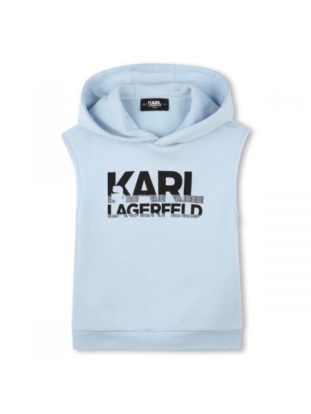 Детски суитшърт без ръкави Karl Lagerfeld с лого за момче