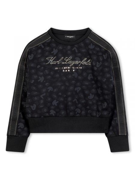 Детски суитшърт Karl Lagerfeld с лого за момиче